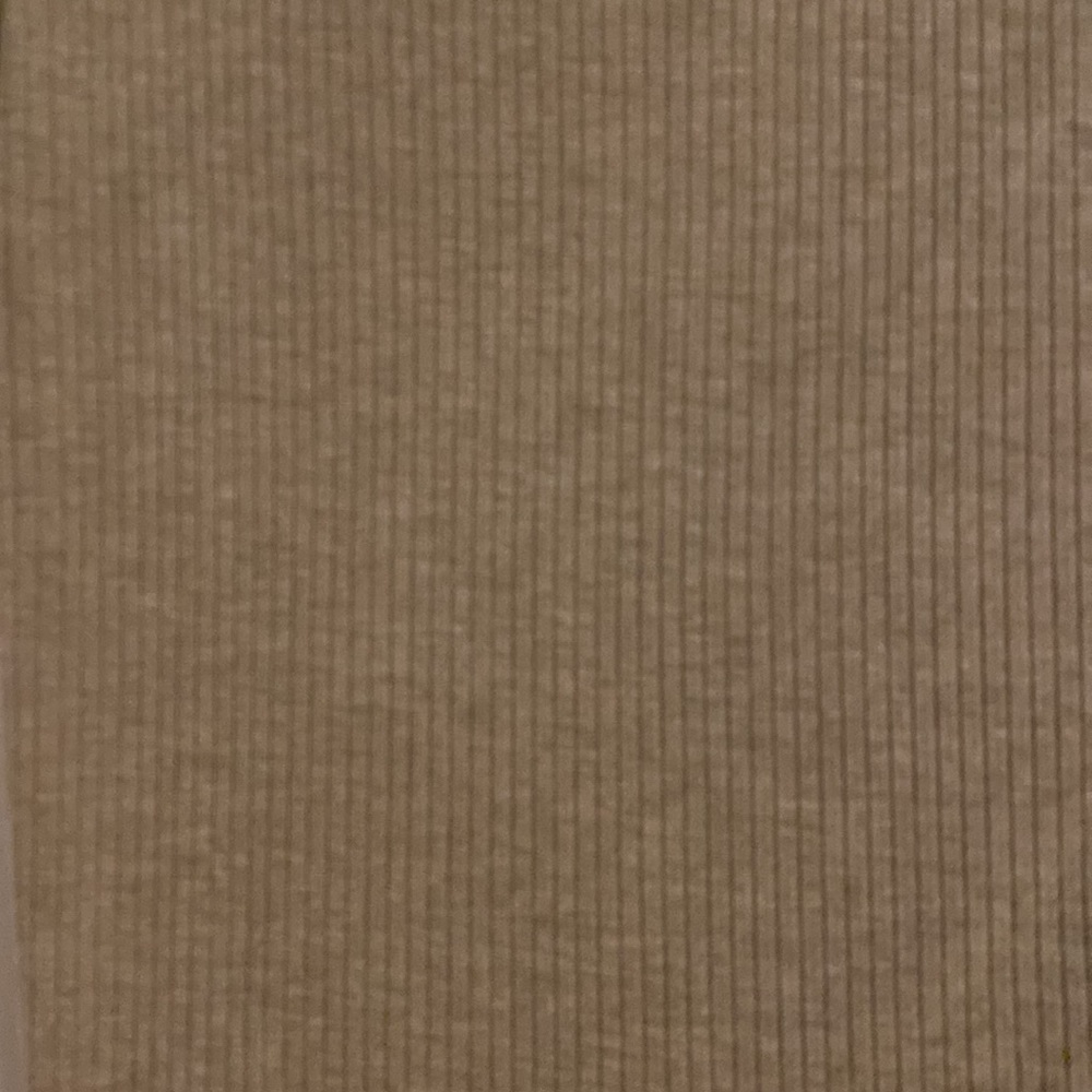 Tan Ribbed Crop Top - Picture 3 of 5